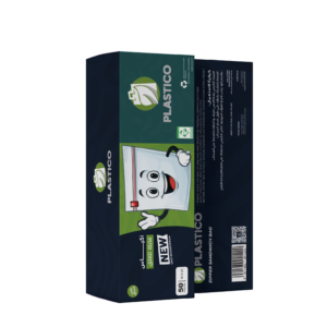 أكياس تخزين بلاستيكو قابلة لإعادة الغلق - عبوة من 50 (حجم 20 × 18 سم)