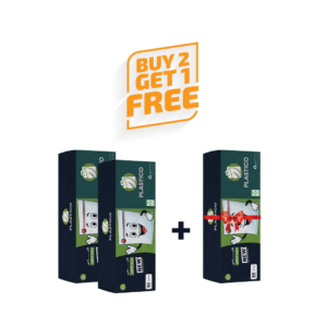 أكياس تخزين بلاستيكو قابلة لإعادة الغلق - عبوة من 50 (حجم 20 × 18 سم) - اشتري ٢ واحصل علي ١ مجانا